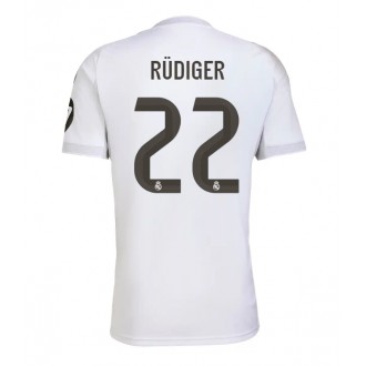 Real Madrid Antonio Rudiger #22 Hjemmedrakt 2025-26 Kortermet Real Madrid Antonio Rudiger #22 Hjemmedrakt 2025-26 Kortermet